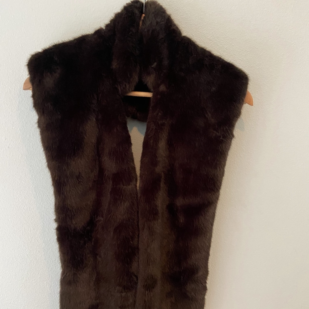 Marciano Faux Fur Scarf/Wrap